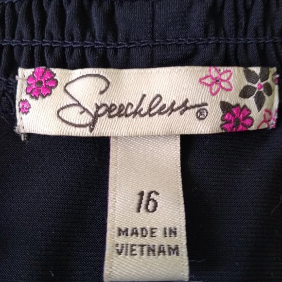 Black and White Youth Speechless Spring Dress - Picture 3 of 5